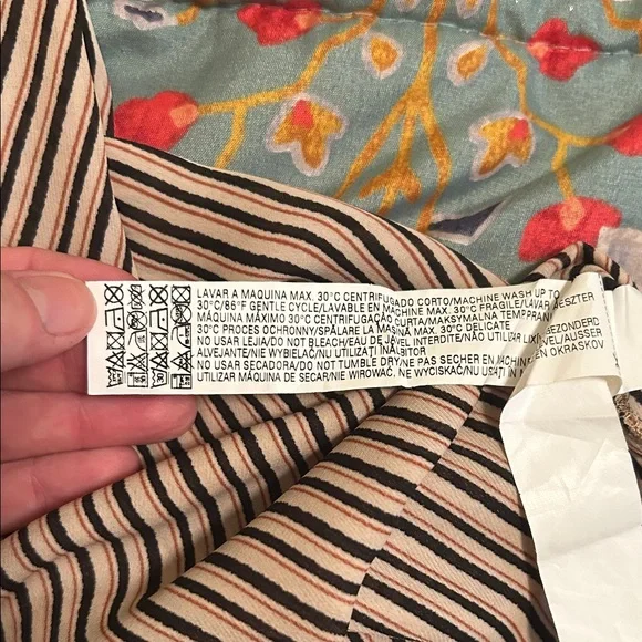 Zara Brown, Black and White Striped Blouse - Picture 4 of 4